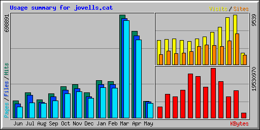 Usage summary for jovells.cat