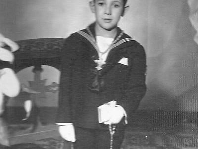 comunio-f  JOSEP MARIA ROYO ANGLADA FENT LA PRIMERA COMUNIÓ.