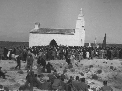 ermita1  INAUGURACIÒ DE L'ERMITA DE FÀTIMA DEL SOLERÀS EL 24 D'OCTUBRE DE 1954. (gràcies al Manel per la informació).