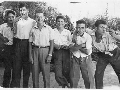 carme0001  LLUÍS FONTANA, RAMON SEGURA, JOSEP BODET, LLUÍS SEGURA, RAMON FALCÓ I LLUIS MIRÓ.