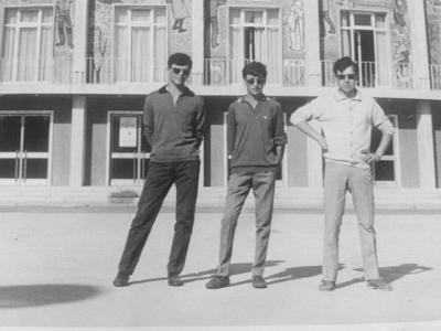 espluga  AGUSTÍ BORRÀS, RAMON CORRETJE I ANTONI GÓMEZ A L'ESPLUGA.