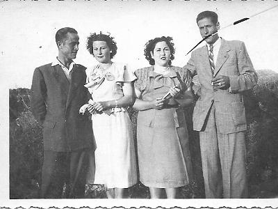 grup-f12  L'ANTONIO LOPEZ I LA MARIA PRATS AMB  LA JÚLIA ANGLADA I EL JOSEP ROYO POMAR.