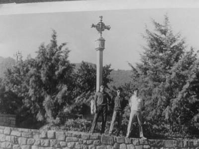 poblet  AGUSTÍ BORRÀS, RAMON CORRETJE I ANTONI GÓMEZ A POBLET.