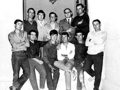 rflix03  MORALES MATEU, RAMON FLIX, FRANCISCO BARBERÀ, JOSEP BOTARGUES I JOSEP BARBERÀ. LLUÍS MIRÓ, EMILIO RIBELLES, BARTOMEU MANUEL, JAUME BERNAUS, FRANCISCO LLOVERA I MIQUEL MIQUEL.
