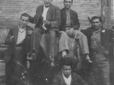 sere0037  L'ANY 1931 CASIANO MATEU I JOAQUIM FALCÓ, ELS ALTRES NO HO SÉ.