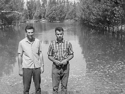 torres0008  JOSEP FARRAN BOTARGUES I RAMON TORRES HUGUET. FESTA MAJOR DEL 1963 AL PANTÀ.