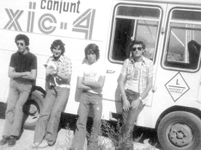xic4  GRUP XIC4: JOSEP FARRÉ, CONRAD LLOVERA, JOSEP REBULL I FRANCESC MARTÍ.