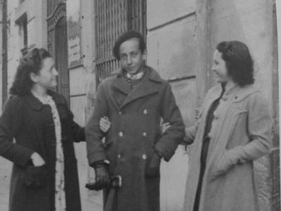 viuda-trio  ANGELETA CORRETJÉ, FELIP DEL TUTO I MERCÈ BOTARGUES.